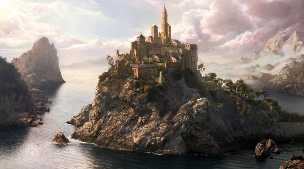 House Lannister Westeros — Casterly Rock, seat of the Lannister family, Game of Thrones
