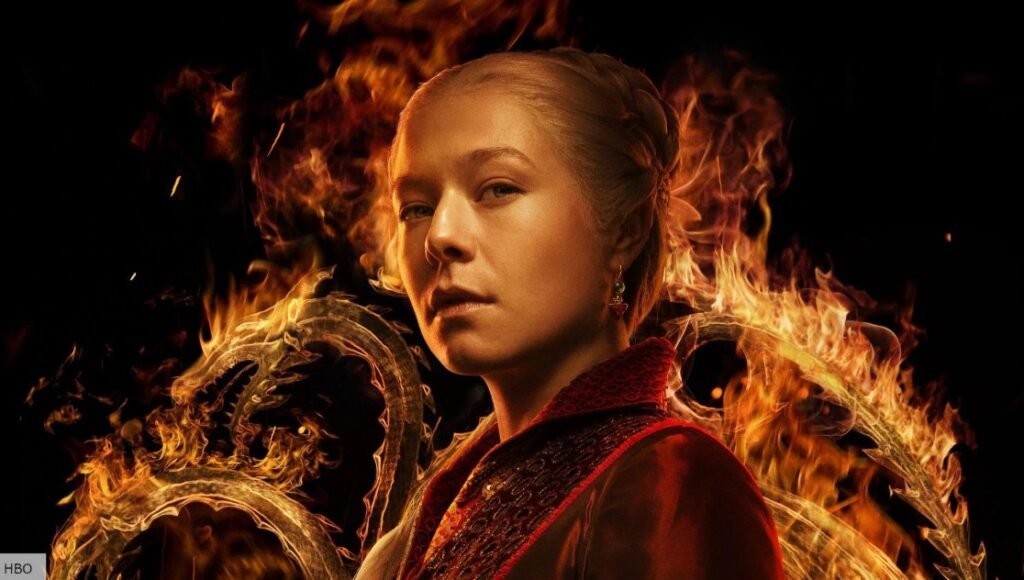 Rhaenyra Targaryen explained — Emma D'Arcy as Queen Rhaenyra at Dragonstone, House of the Dragon HBO