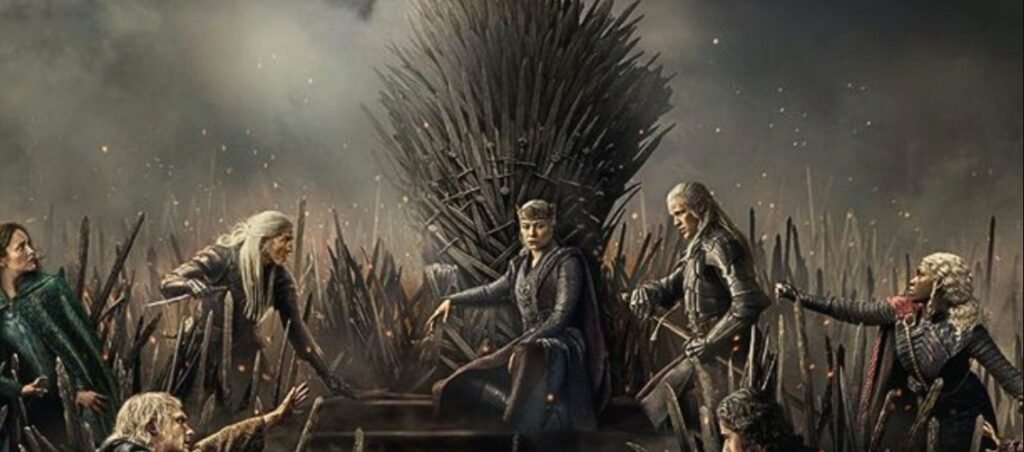 House of the Dragon season three poster — official Win or Die full cast poster, HBO Max 2026