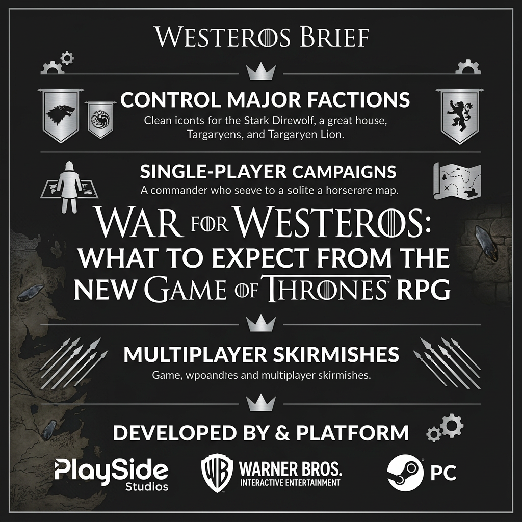 Game art for War for Westeros RPG showing strategic map elements.